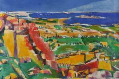 Fredy Fehr, Belvedere bei Siracuas, Öl auf Leinwand, 80 x 98 cm