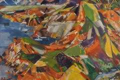 Fredy Fehr, Cerro Gordo Almunecar, Öl auf Leinwand, 95 x 120 cm