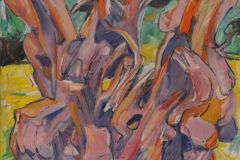 Fredy Fehr, Olivenbaum in Apulien, Öl auf Leinwand, 110 x 89 cm