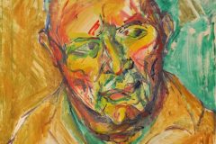 Fredy Fehr, Andalusischer Bauer Jaime, Öl auf Leinwand, 74 x 75 cm