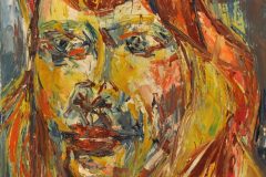 Fredy Fehr, Holländisches Mädchen, Öl gespachtelt, 82 x 59 cm