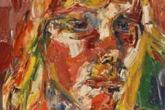 Fredy Fehr, Karin, Öl gespachtelt, 93 x 73 cm