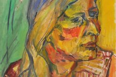 Fredy Fehr, Hilke (Frau des Künstlers), Öl auf Leinwand, 90 x 70 cm