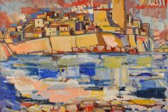 Fredy Fehr, Antibes, Öl auf Leinwand, 72 x 99 cm